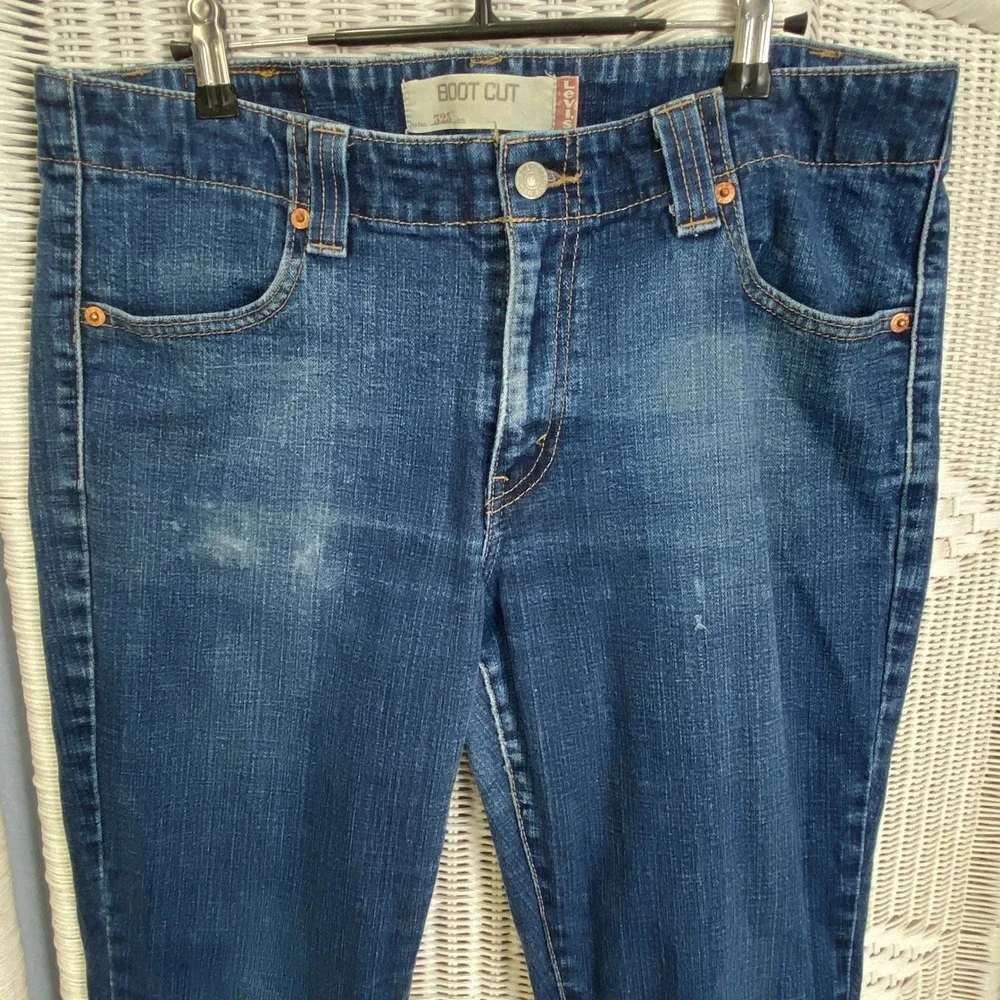 Levi's 525 Bootcut Jeans Women's 12M Medium Wash Stretch Denim‎